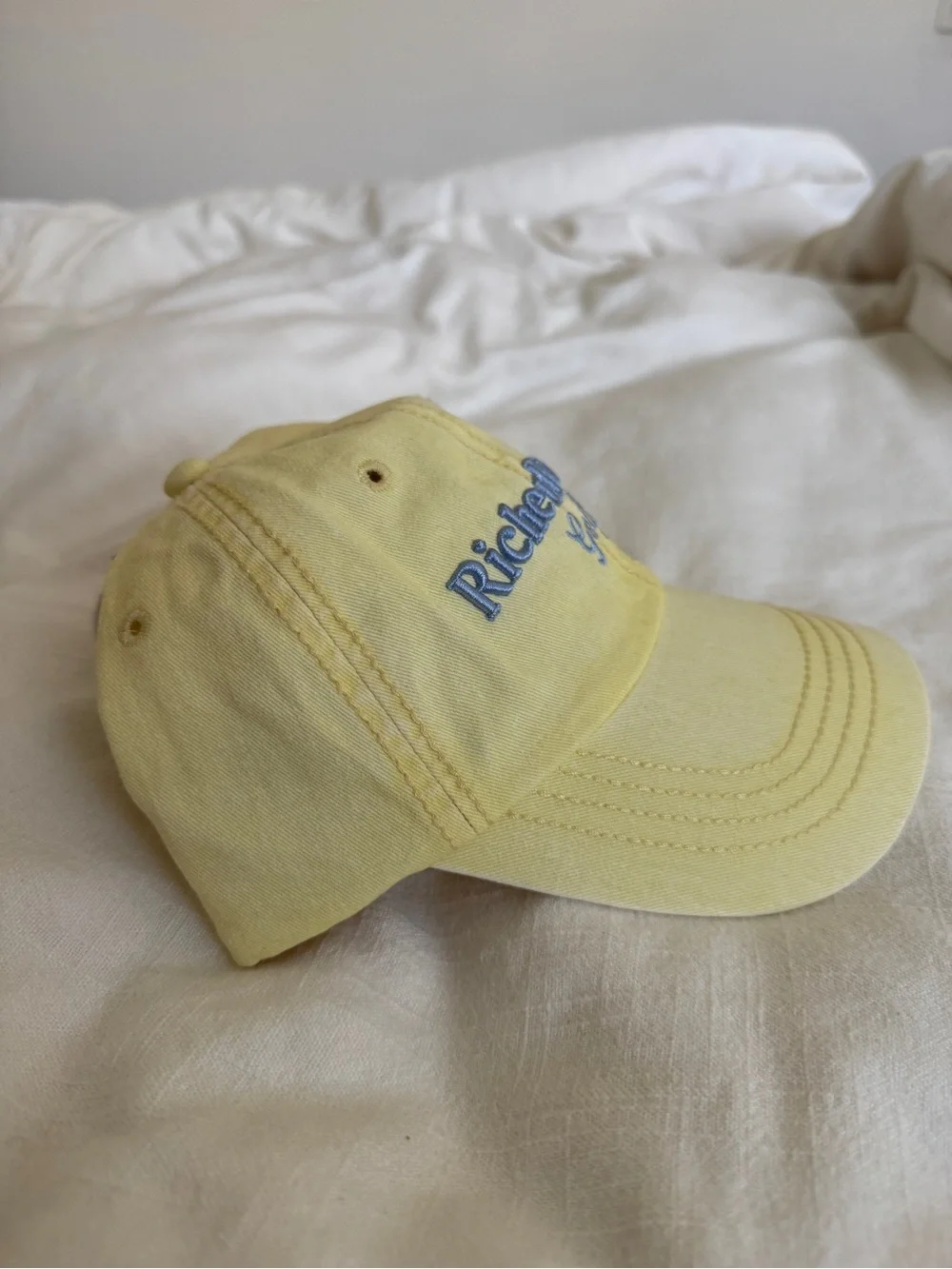 Richer Poorer Golf Hat in washed yellow OSFA NWT